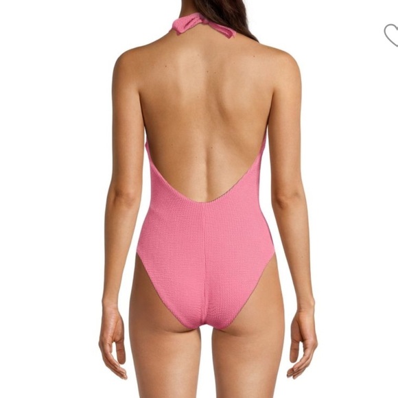 Veronica Beard Salis Halter One Piece Swimsuit - Picture 12 of 13